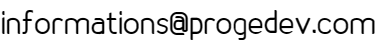 Contactez PROGEDEV par email - Devis gratuit développement web France