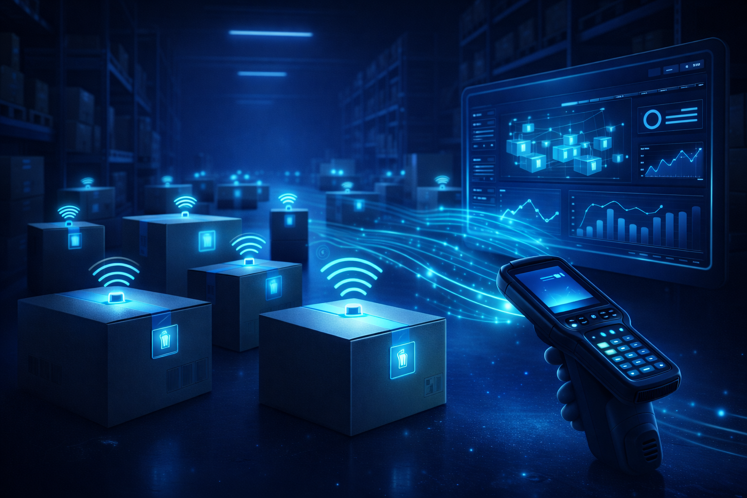 Solutions RFID PROGEDEV - Encodage RFID traçabilité entrepôts réduction erreurs inventaire